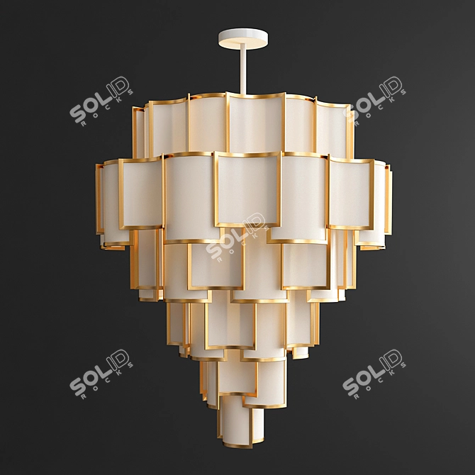 Elegant Light Shades - Officina Luce 3D model image 1