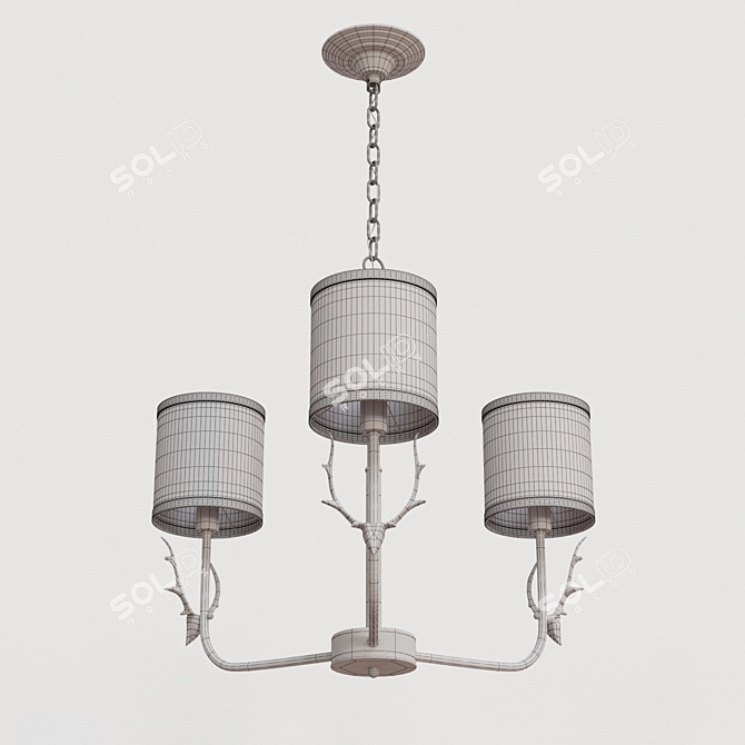 Elegant BOTIMI Chandelier - MD02470 3D model image 3