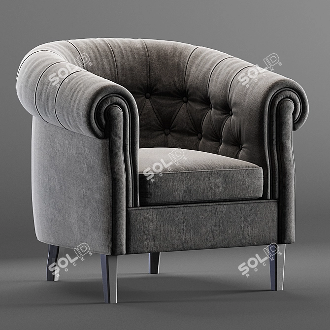 Natuzzi Queen Convertible Sofa 3D model image 1