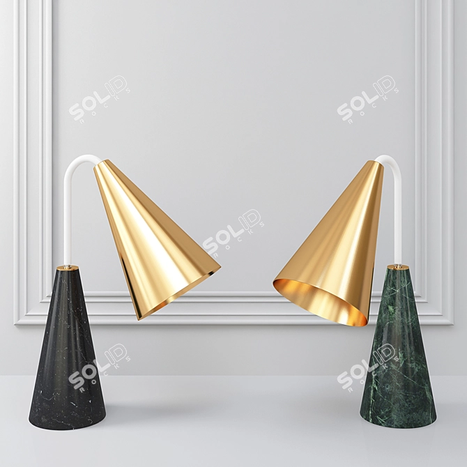 Marble Edition Table Lamp 3D model image 1
