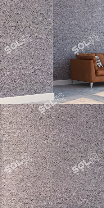 Seamless High Detail Stucco 3D model image 3