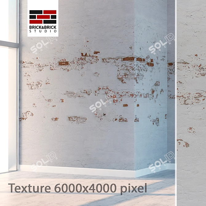 Title: Seamless Detailed Brick Texture 3D model image 1