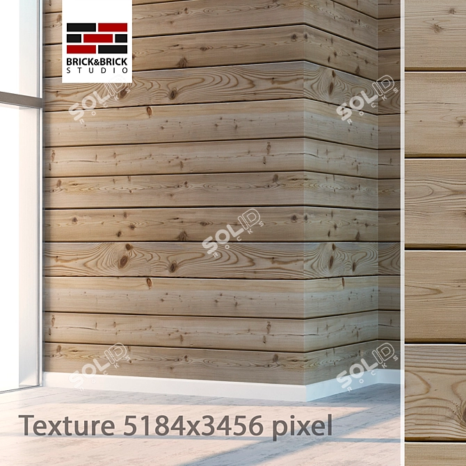 Seamless Detailed Tree Texture 3D model image 1