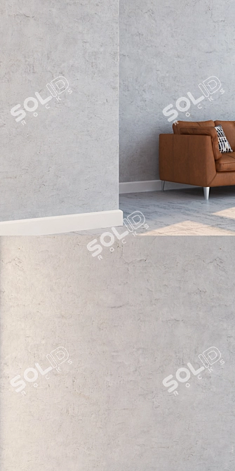 Title: Seamless High-Detail Plaster 3D model image 3