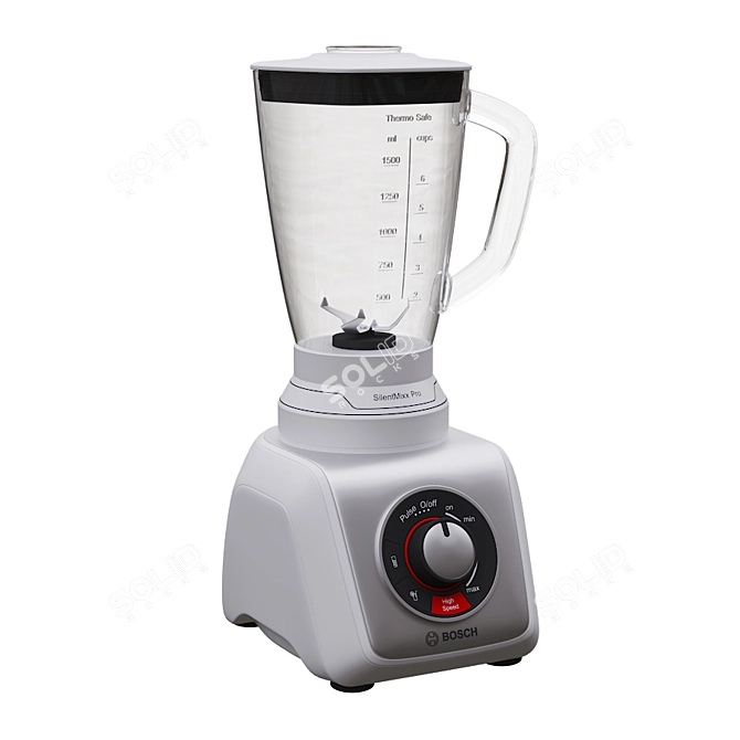 Bosch MMB66G5M Blender: Powerful, Versatile, and Efficient 3D model image 1