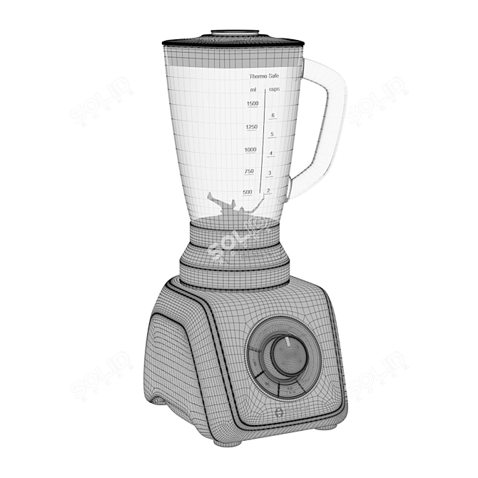 Bosch MMB66G5M Blender: Powerful, Versatile, and Efficient 3D model image 3