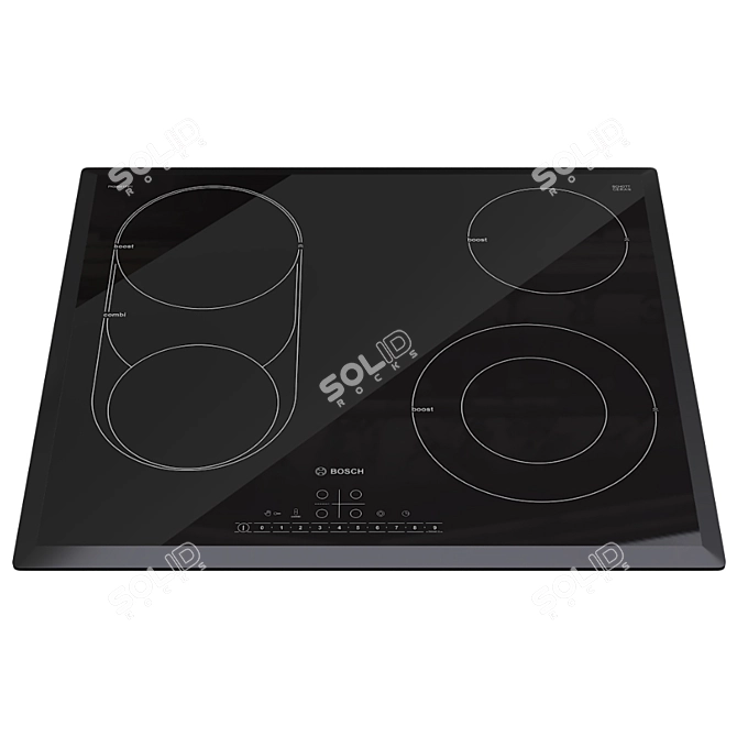 Bosch PKM651FP1 Cooktop 3D model image 1