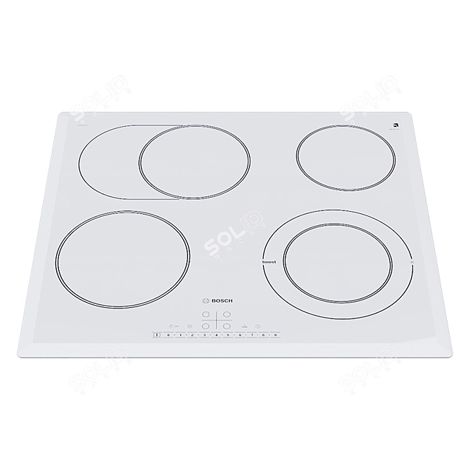 Bosch PKN652FP1E: Versatile Cooktop with Advanced Features 3D model image 1