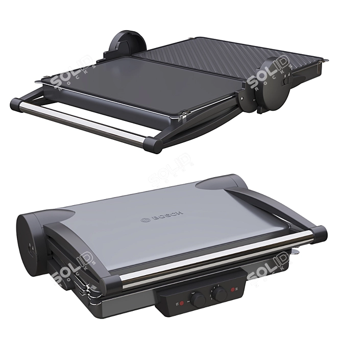 Bosch Grill: Premium Quality Easy-to-Use 3D model image 1