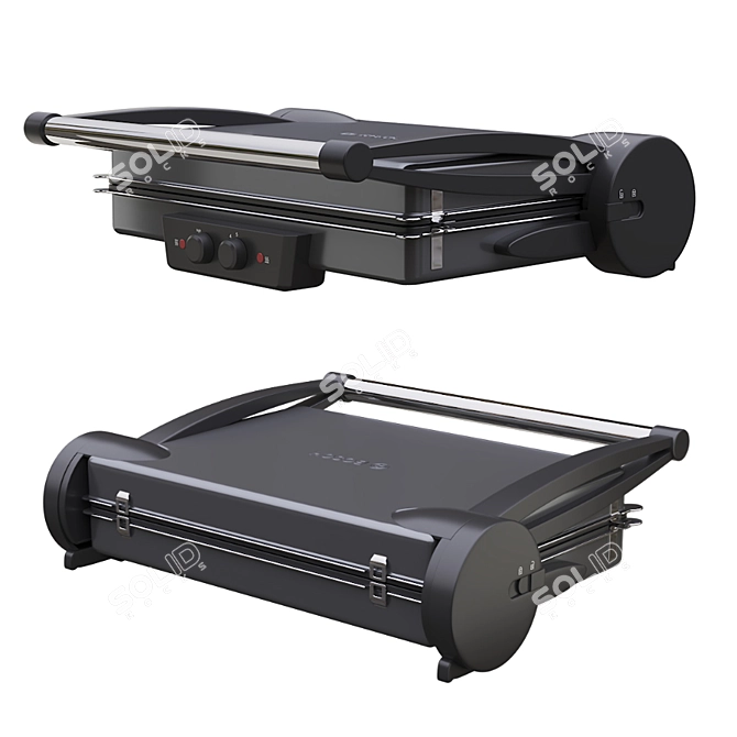 Bosch Grill: Premium Quality Easy-to-Use 3D model image 2