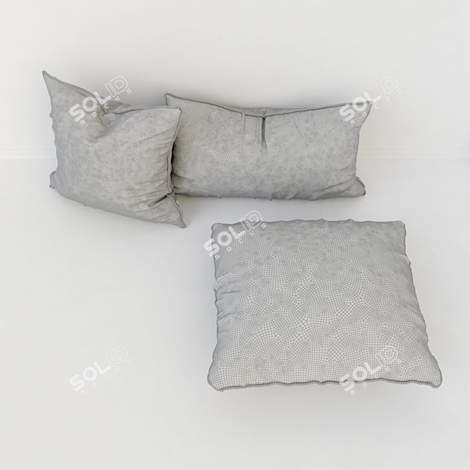 Designer Cushion Set by Little Miss Marvellous 3D model image 2