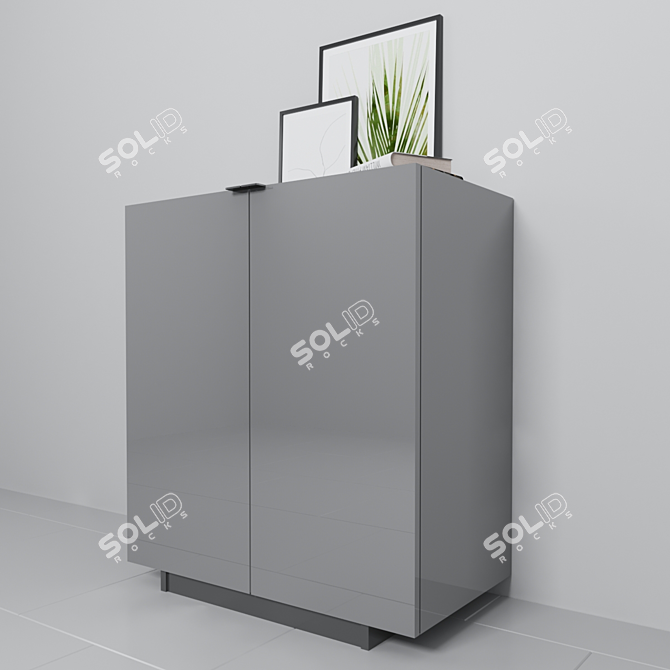  Modern Vertical Cabinet by Minotti 3D model image 2