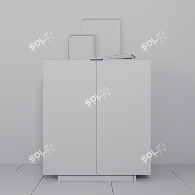  Modern Vertical Cabinet by Minotti 3D model image 3