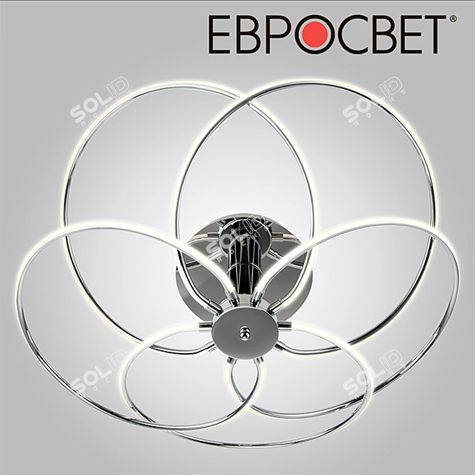 Eurosvet Infinity LED Ceiling Light 3D model image 1