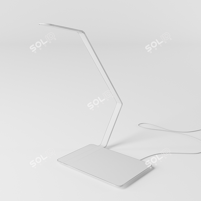 Luxe Illumination: Lanx Table Lamp 3D model image 3
