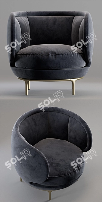 Vuelta 80: Stylish Designer Armchair by Wittmann 3D model image 2