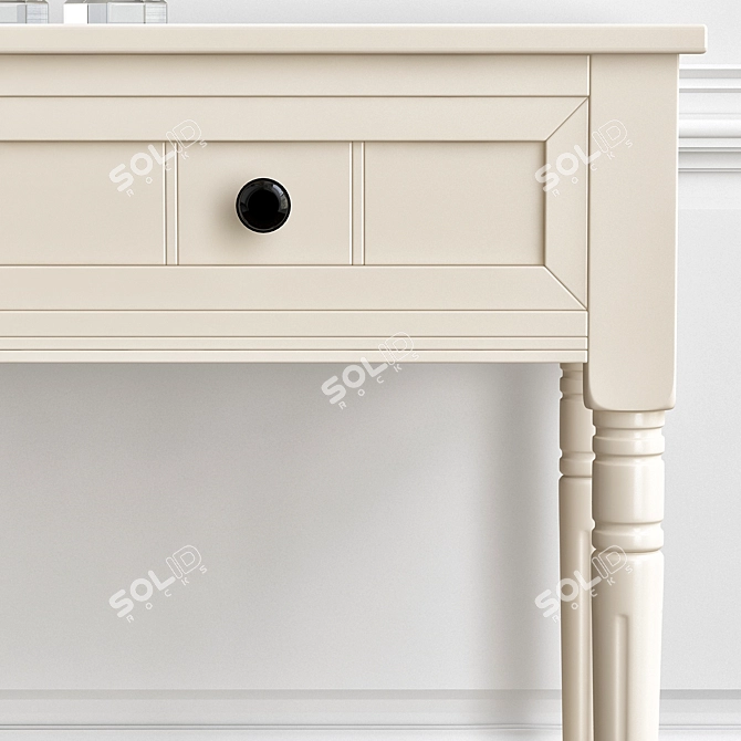 Modern Manning Console Table 3D model image 2