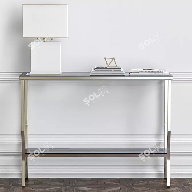 Elegant Anndale Console for Chic Living 3D model image 1