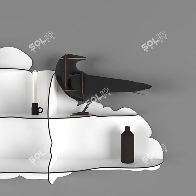 Cloud Shelves: Nimbus, Cirrus, Gustav, Jack 3D model image 2