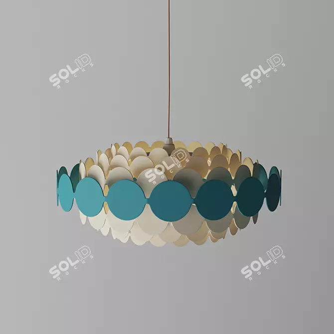 Modern Hanging Lamp Doria Leuchten 3D model image 1