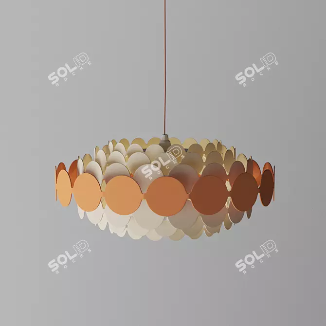 Modern Hanging Lamp Doria Leuchten 3D model image 2