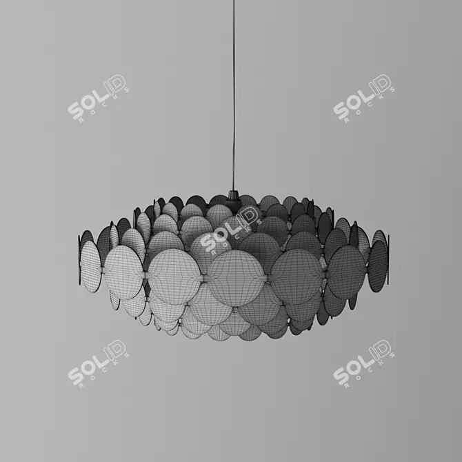 Modern Hanging Lamp Doria Leuchten 3D model image 3