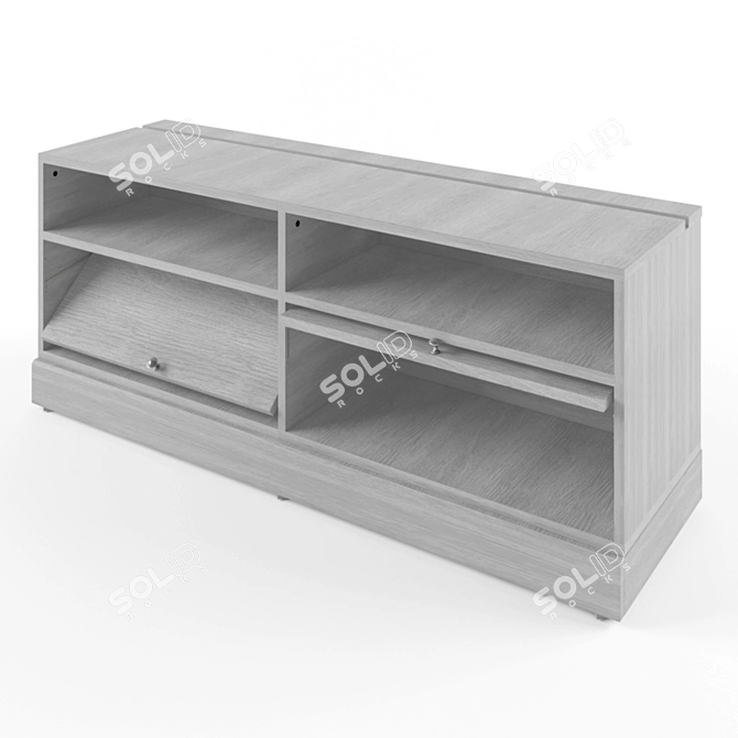 HAVSTA TV Stand - Grey 3D model image 1