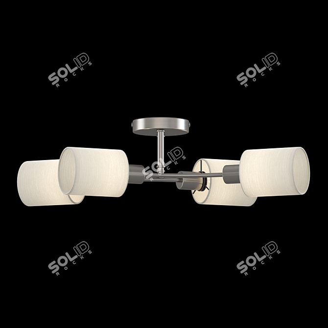Freya Vivian Ceiling Light FR5003CL-04N 3D model image 2