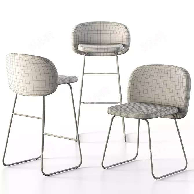 Chips Collection: Modern Seating Bliss 3D model image 3