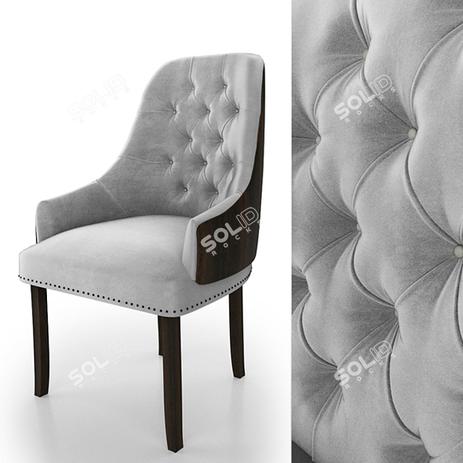 Elegant Carriage Chair: "Florence 3D model image 1