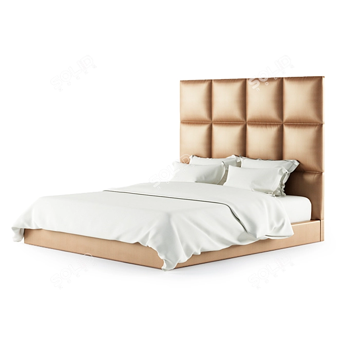 Marko Kraus Shane Bed 180: Sleek and Stylish Slumber 3D model image 1