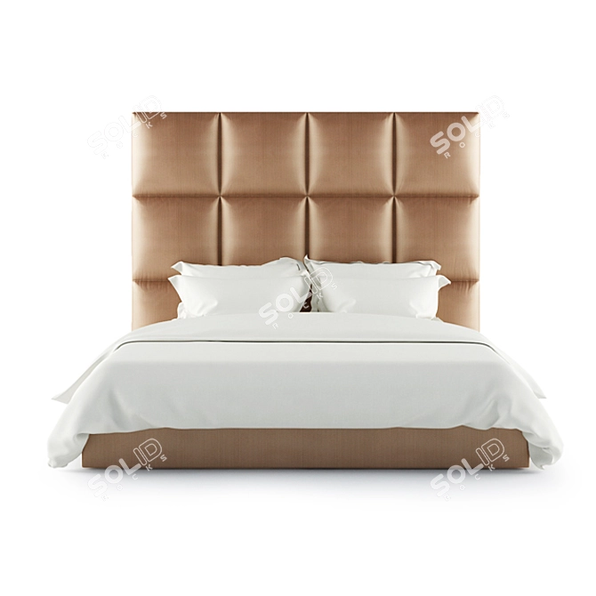 Marko Kraus Shane Bed 180: Sleek and Stylish Slumber 3D model image 2