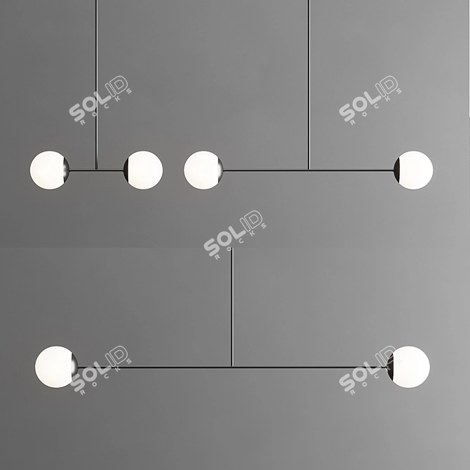 Olympic Steel Lighting Collection 3D model image 1