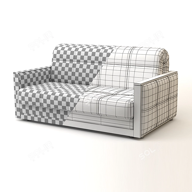 Modular Sofa Zaklin - Elegant and Functional 3D model image 3