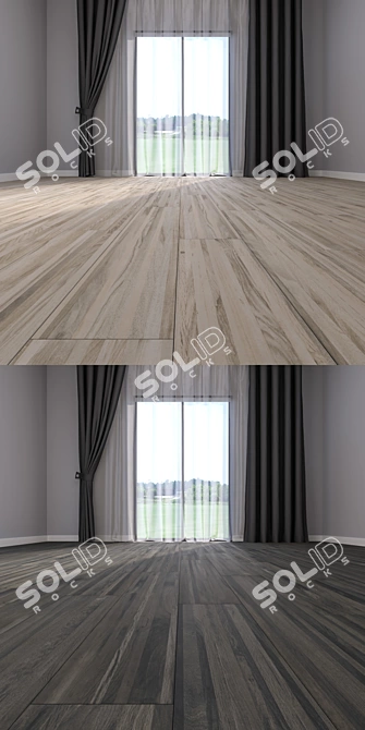  HD Parquet Floor Set 3: Exquisite Textures for Stunning Interiors 3D model image 3