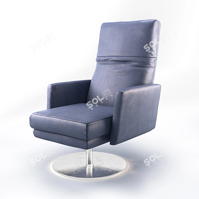 Elegant German Koinor Chair 3D model image 1