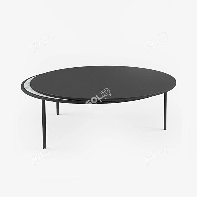  Well L: Stylish Water Well-Inspired Coffee Table 3D model image 1