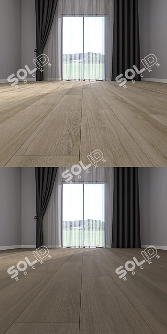 Parquet Floor Set: HD Textures, 10 Designs 3D model image 3