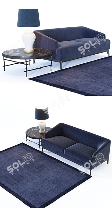 Eichholtz Monterey: Stylish Furniture Set 3D model image 2