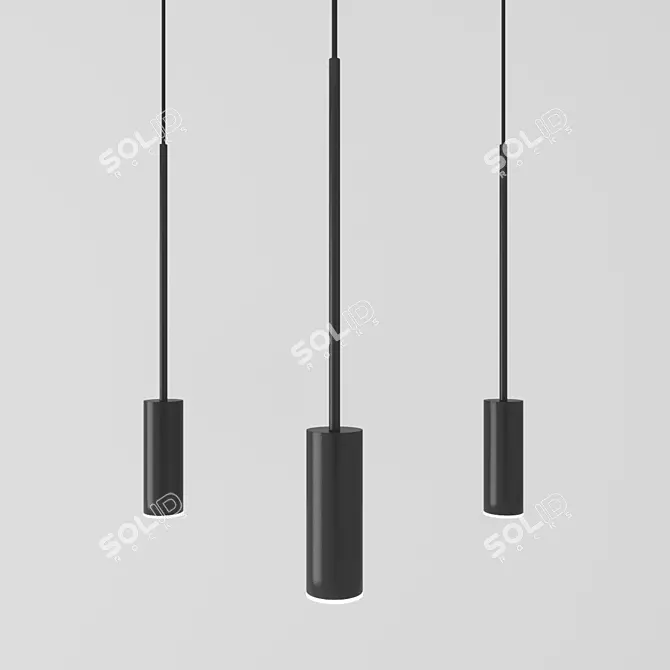 Volta Pendant Light: Modern Elegance 3D model image 1