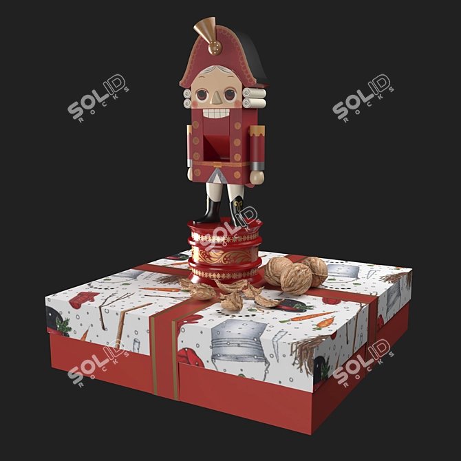 Musical Nutcracker on a Box 3D model image 1