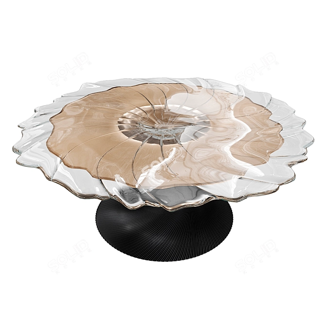 Elegant Marc Fish Vortex Table 3D model image 2