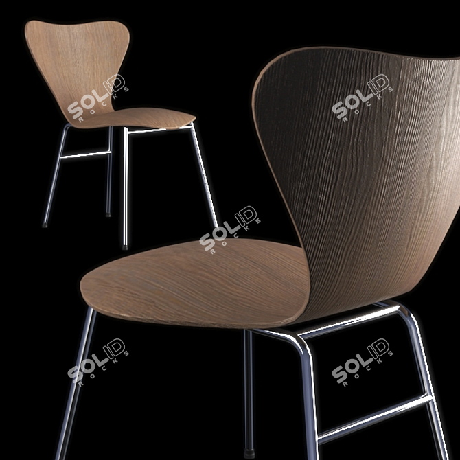 Modern Mesh Chair: FBX & OBJ Files 3D model image 1