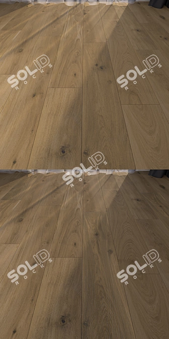 Stunning Parquet Floor Set 3D model image 2