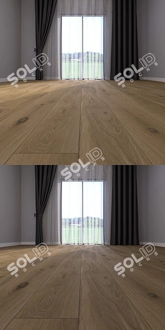 Stunning Parquet Floor Set 3D model image 3