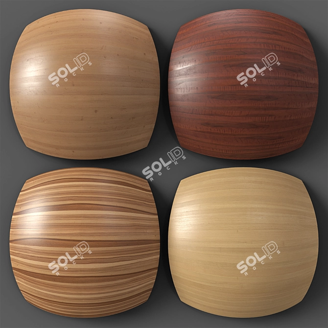  High Resolution Wood Texture 3D model image 1