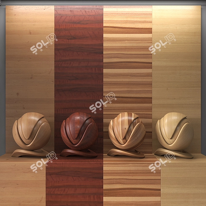  High Resolution Wood Texture 3D model image 3