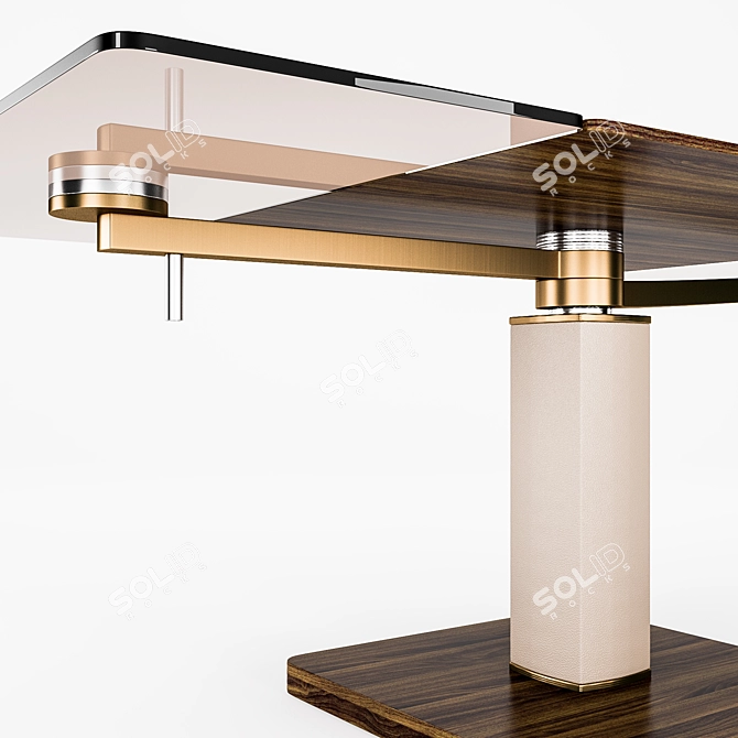 Wansheng Modern Dining Table 3D model image 2