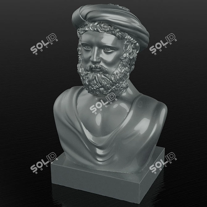 Pythagoras Sculpture: Ready for Printing 3D model image 1