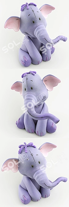 Elephant Sculpture: Slonotop 3D model image 2